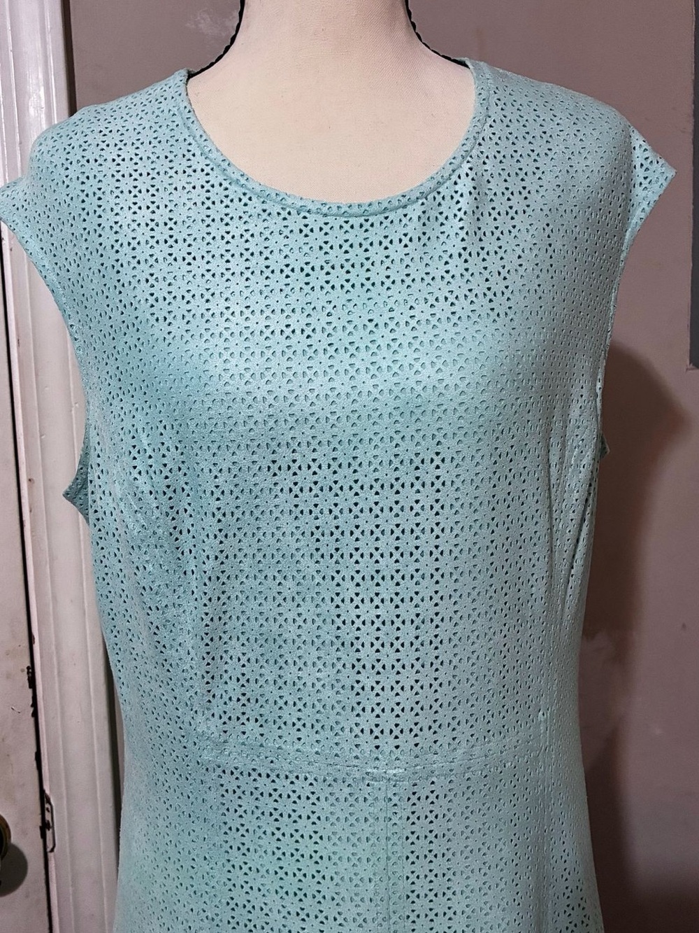 Mint sleeveless dress